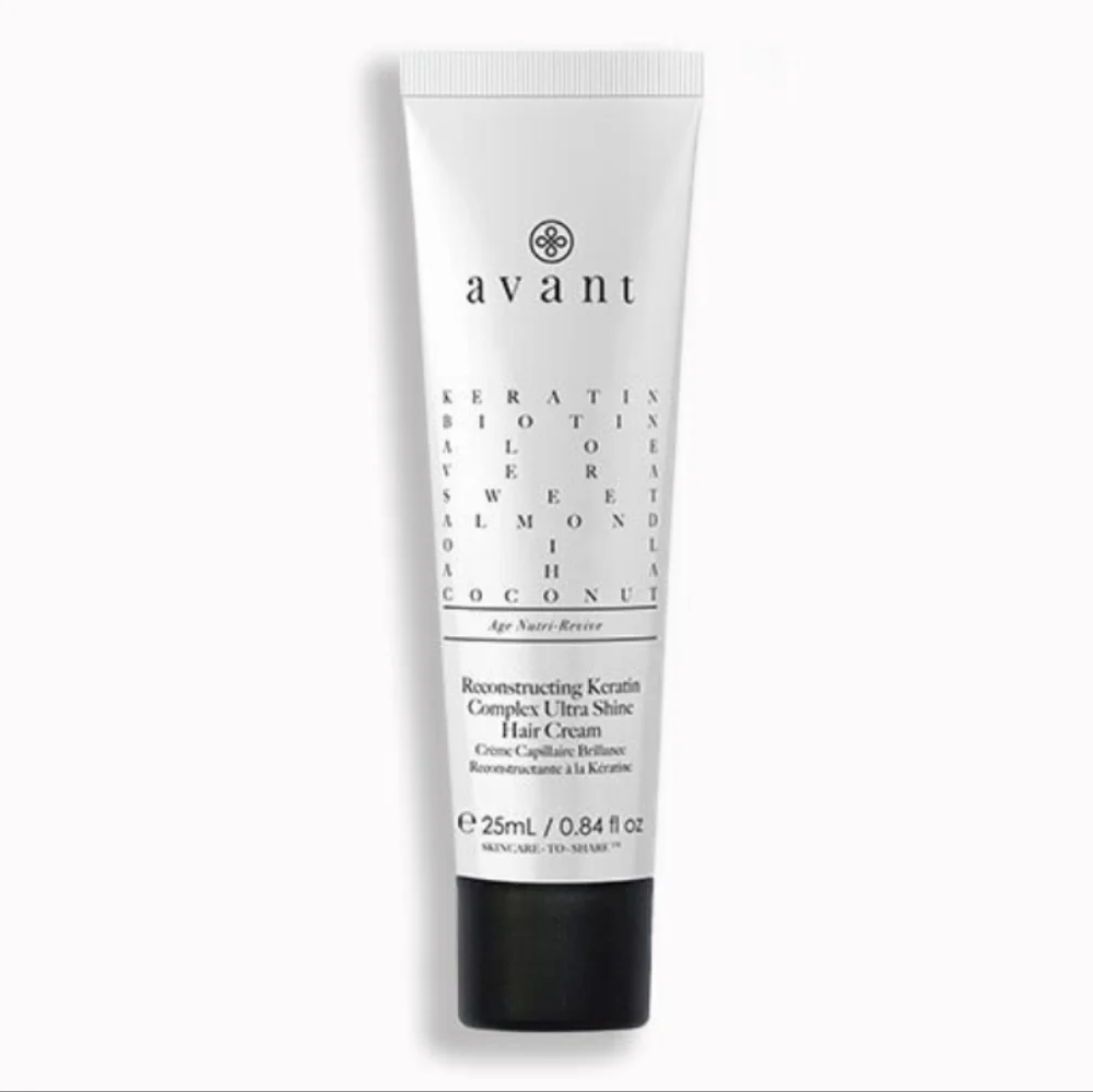 Avanti Reconstructing Keratin Hair Cream — White and Black Accents
